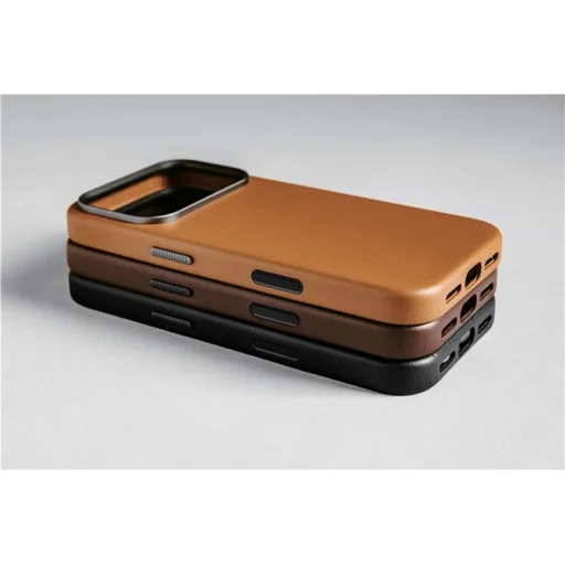 Nomad Traditional Leather Case rusztikus barna (Horween) iPhone 17 Pro-hoz - 7