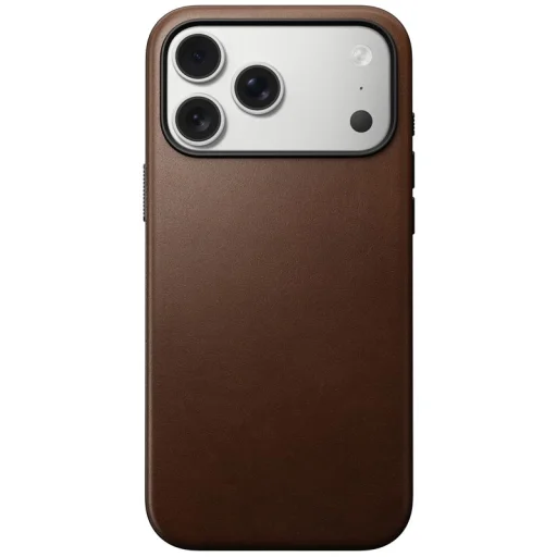 Nomad Modern Leather Case hnedý kryt pre iPhone 17 Pro Max - 1