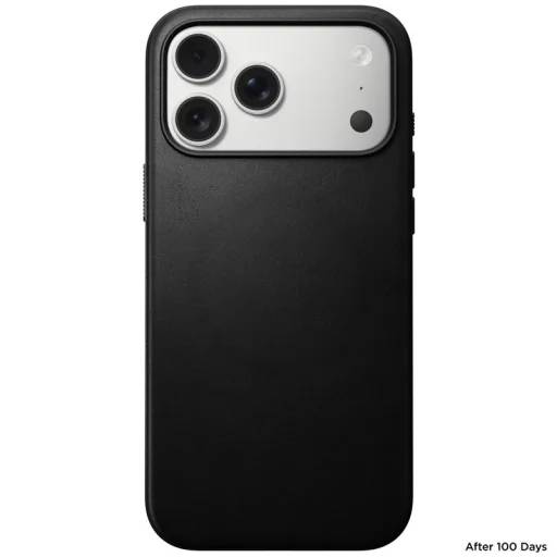Nomad Modern Leather Case fekete tok iPhone 17 Pro Max készülékhez - 5