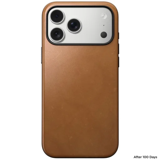 Kožené puzdro Nomad Modern Leather Case pre iPhone 17 Pro Max, english tan - 12