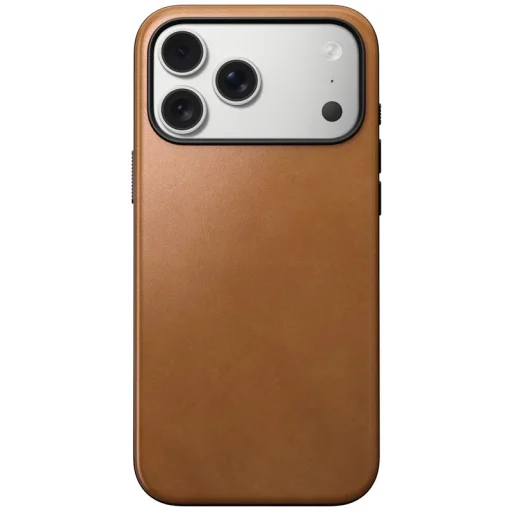 Nomad Modern Leather Case bőrtok iPhone 17 Pro Max készülékhez, english tan - 1