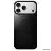 Nomad Magnetic Leather Back fekete (Horween) MagSafe – iPhone 17 Pro Max thumbnail