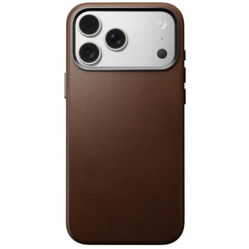 Nomad Traditional Leather Case hnedé puzdro pre iPhone 17 Pro Max - 1