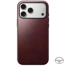 Nomad Modern Leather Case burgundy (Horween) tok iPhone 17 Pro Max készülékhez