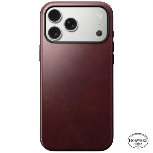 Nomad Modern Leather Case burgundy (Horween) puzdro pre iPhone 17 Pro Max - 1