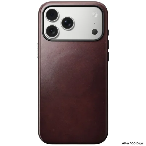 Nomad Modern Leather Case burgundy (Horween) puzdro pre iPhone 17 Pro Max - 3