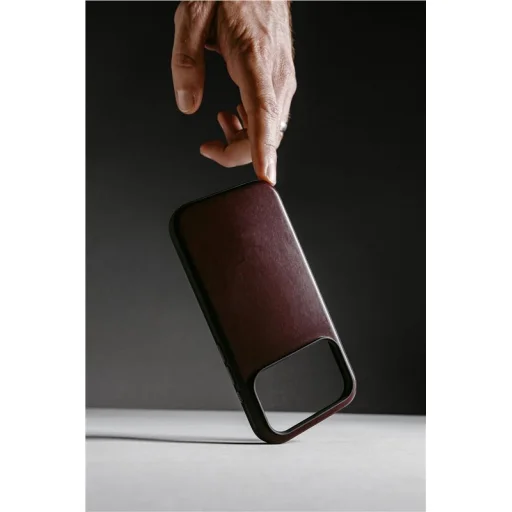 Nomad Modern Leather Case burgundy (Horween) tok iPhone 17 Pro Max készülékhez - 5