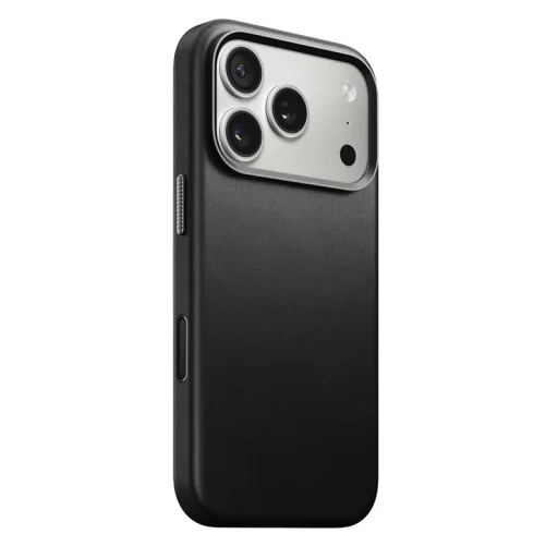 Nomad Traditional Leather Case čierne puzdro pre iPhone 17 Pro - 4