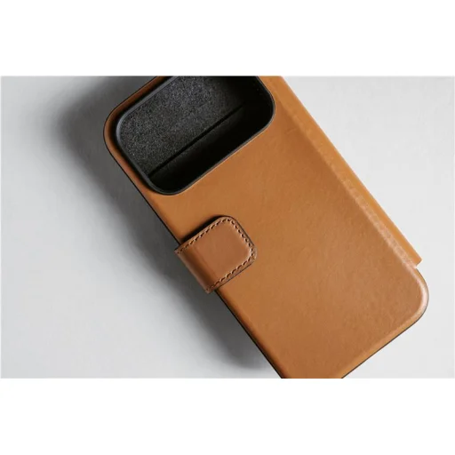 Nomad Modern Leather Folio bőrtok iPhone 17 Pro Max készülékhez, angol cser - 10