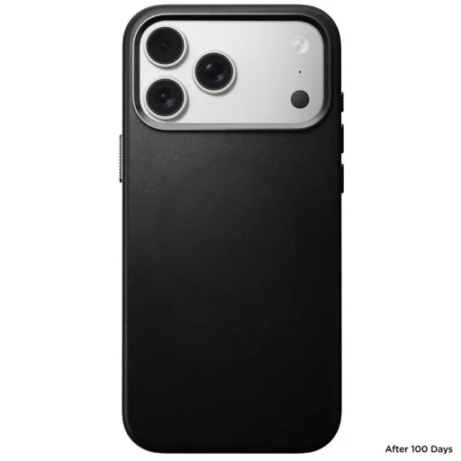 Nomad Traditional Leather Case fekete tok iPhone 17 Pro Max készülékhez - 8