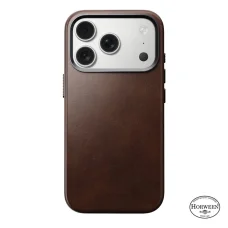 Nomad Traditional Leather Case rusztikus barna (Horween) iPhone 17 Pro-hoz