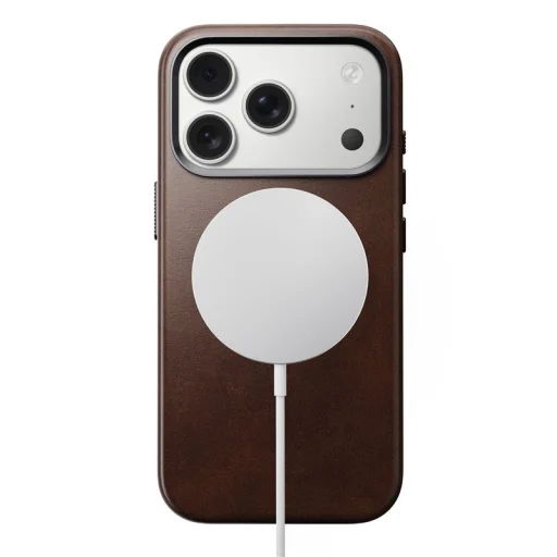Nomad Traditional Leather Case rusztikus barna (Horween) iPhone 17 Pro-hoz - 3