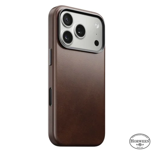 Nomad Traditional Leather Case rustikálna hnedá (Horween) pre iPhone 17 Pro - 2