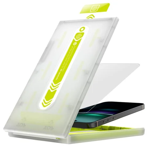 Mobile Origin Screen Guard kijelzővédő üveg easy applicatorral, 2 db – iPhone 17 Pro - 12
