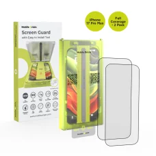 Mobile Origin Screen Guard tvrdené ochranné sklo s aplikátorom, Full Coverage, 2 ks – iPhone 17 Pro Max