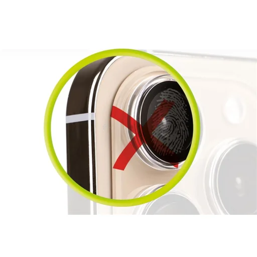 Mobile Origin Easy Lens Guards átlátszó kameravédő – iPhone 17 Pro / 17 Pro Max - 6