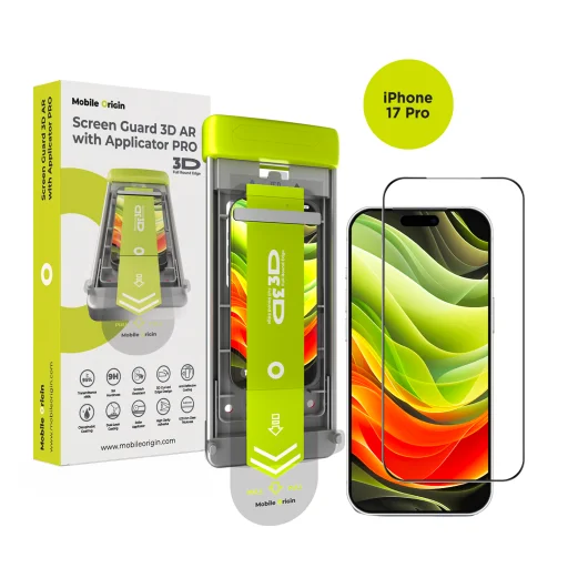 Mobile Origin Screen Guard 3D AR with Applicator PRO iPhone 17 Pro - 1