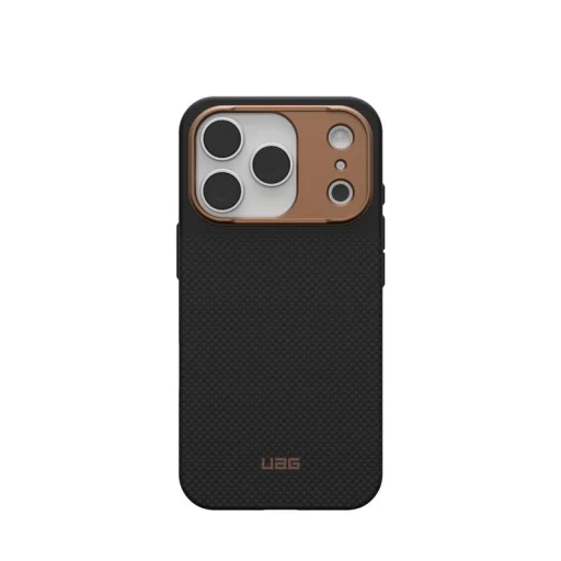 UAG Fibr Armr Kevlar grafitové/bronzové puzdro pre iPhone 17 Pro - 4