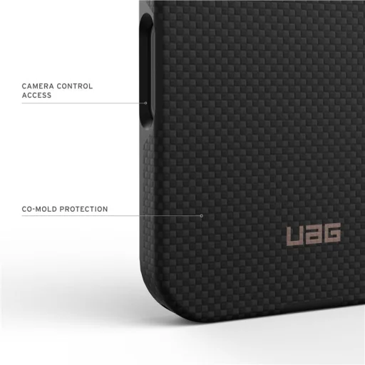 UAG Fibr Armr Kevlar grafitové/bronzové puzdro pre iPhone 17 Pro - 11