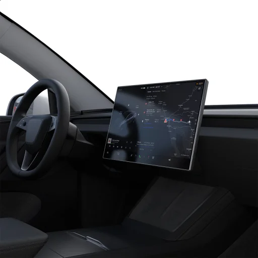 Spigen Tesla EZ Fit FC antireflexné matné ochranné sklo, čierne – Tesla Model Y L 2026 - 6