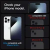 Spigen Glass tR EZ Fit adatvédelmi edzett üveg kijelzővédő fólia, 2 db – iPhone 15 Pro thumbnail