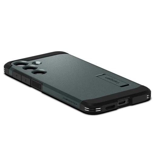 Spigen Tough Armor tok Samsung Galaxy S24 készülékhez, mélyzöld - 2