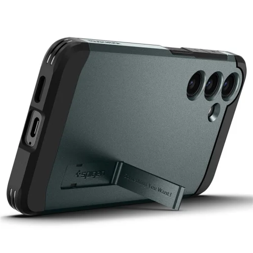 Spigen Tough Armor tok Samsung Galaxy S24 készülékhez, mélyzöld - 15