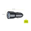 Mobile Origin CA2 60 W-os USB-C és USB-A autós töltő, fekete thumbnail