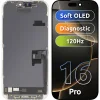 Apple iPhone 16 Pro MP rugalmas OLED FHD kijelzőmodul, fekete thumbnail