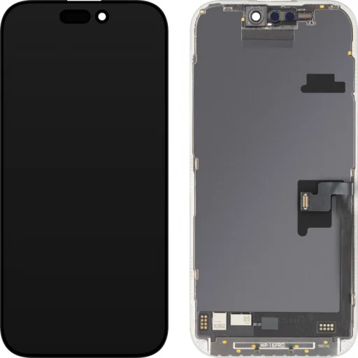 Apple iPhone 16 Pro MP rugalmas OLED FHD kijelzőmodul, fekete - 3