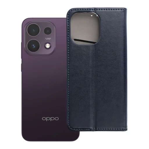 Smart Magneto kihajtható tok Oppo Reno 16F / 16FS készülékhez, sötétkék - 10