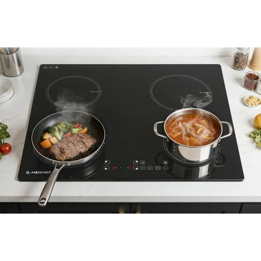 Indukčná varná doska AMZCHEF CE-T-74IB4xyzf-CS 4 zóny - 5