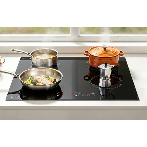 AMZCHEF CE-T-74IB4xyzf-CS 4 zónás indukciós főzőlap beépíthető - 6