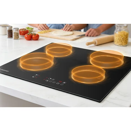 AMZCHEF CE-T-74IB4xyzf-CS 4 zónás indukciós főzőlap beépíthető - 8
