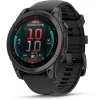 Garmin Fenix E 47 mm GPS okosóra palaszürke acél tokkal, fekete szíjjal EU thumbnail