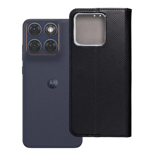 Smart Case Book kihajtható tok Motorola Edge 70 Fusion készülékhez, fekete - 7