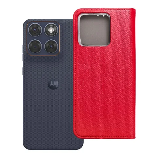 Motorola Edge 70 Fusion Smart Case Book flip tok, piros - 7