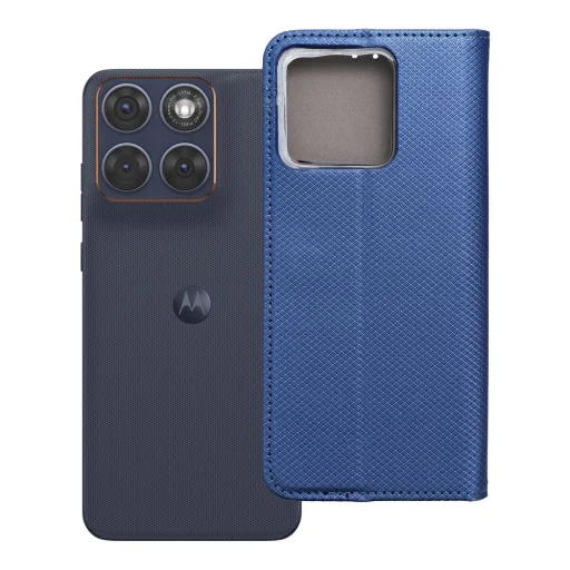 Smart Case Book flip tok Motorola Edge 70 Fusion készülékhez, sötétkék - 7