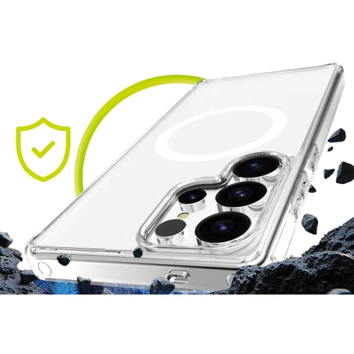 Mobile Origin Easy Case MagSafe priehľadný kryt pre Samsung Galaxy S25 Ultra - 7