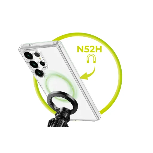 Mobile Origin Easy Case MagSafe priehľadný kryt pre Samsung Galaxy S25 Ultra - 9