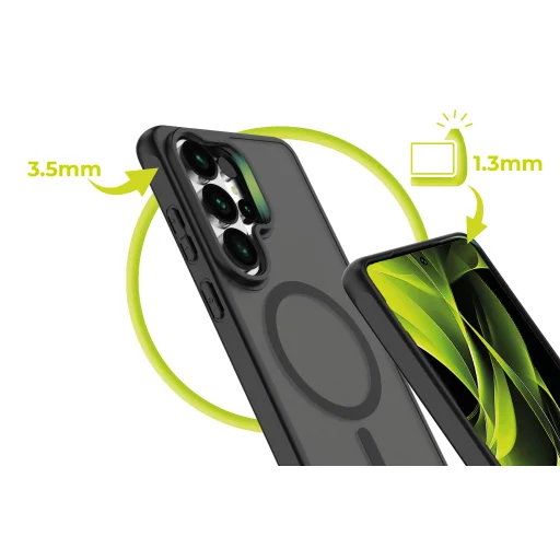 Samsung Galaxy S26 Ultra matné čierne puzdro Mobile Origin Easy Case MagSafe - 6