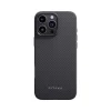 iPhone 16 Pro fekete/szürke twill Pitaka Military-Grade védőtok thumbnail