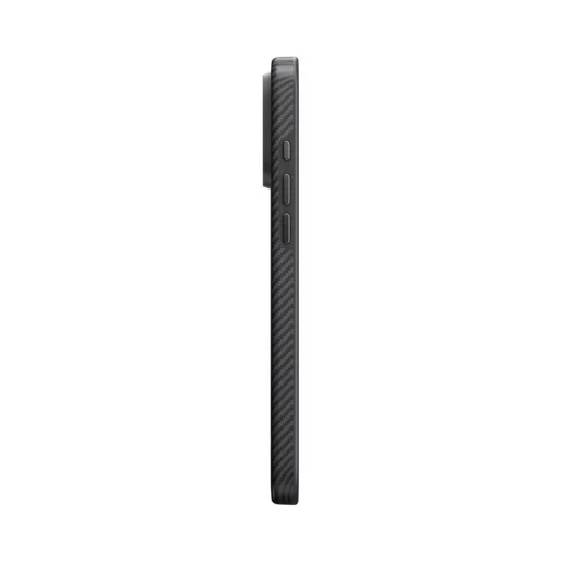iPhone 16 Pro fekete/szürke twill Pitaka Military-Grade védőtok - 5