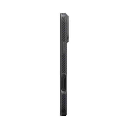 iPhone 16 Pro fekete/szürke twill Pitaka Military-Grade védőtok - 6