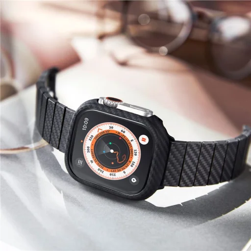 Apple Watch Ultra 49 mm čierno-sivé puzdro Pitaka Air - 10