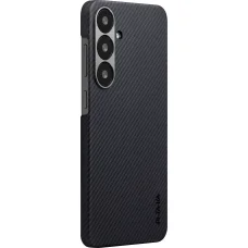 Samsung Galaxy S25 čierno/sivé twill Pitaka Ultra-Slim Case puzdro