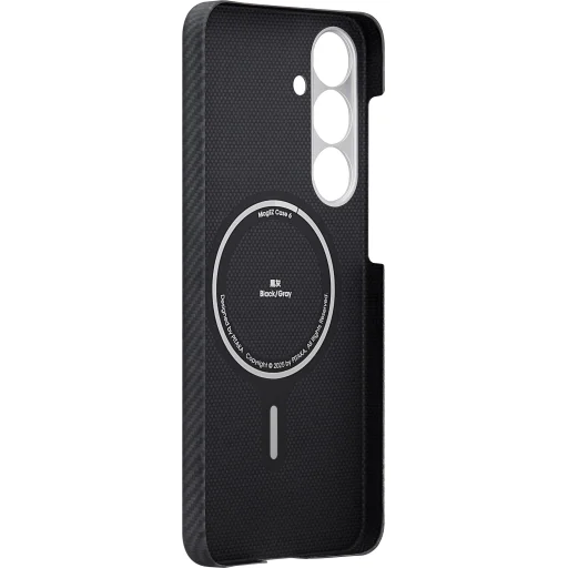 Samsung Galaxy S25 čierno/sivé twill Pitaka Ultra-Slim Case puzdro - 7