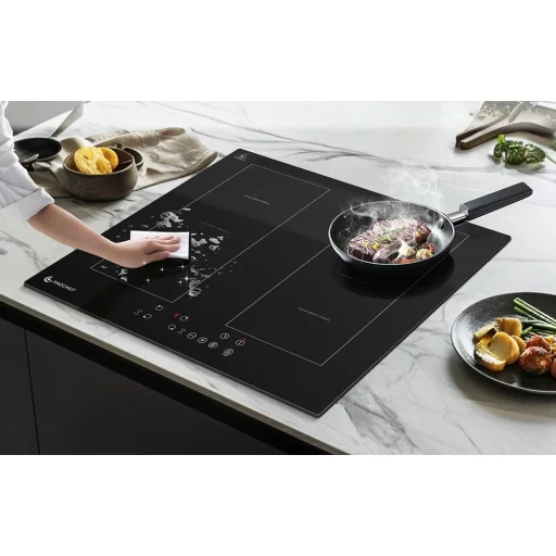 AMZCHEF CE-FS-I72S-FFDD06 vstavaná indukčná varná doska, 4-zónová, čierna - 6