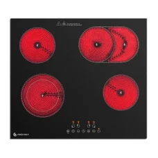 AMZCHEF CE-T-72CB4xyP200-LBHA vstavaná sklokeramická varná doska, 4-zónová, 7200 W