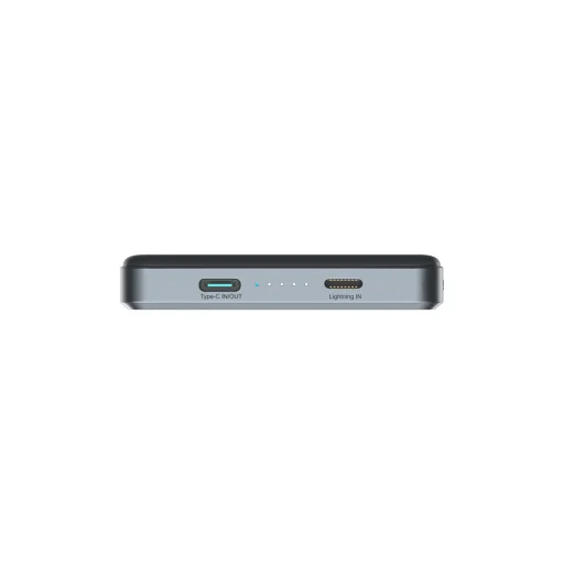 Joyroom JR-PBM08 Pro 10000 mAh mágneses külső akkumulátor 22.5 W, vezeték nélküli töltéssel, szürke - 5